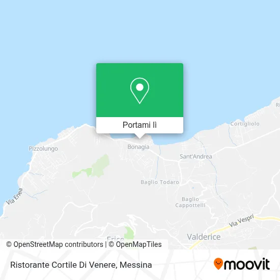 Mappa Ristorante Cortile Di Venere