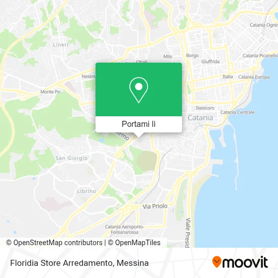 Mappa Floridia Store Arredamento