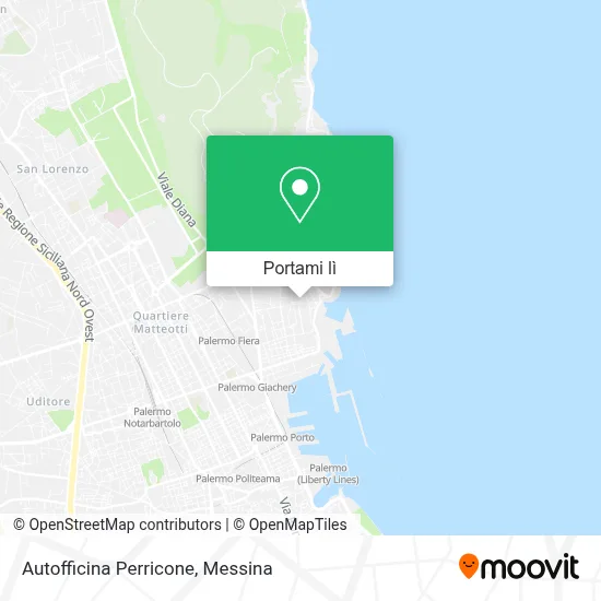 Mappa Autofficina Perricone