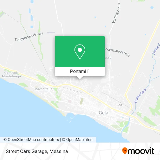 Mappa Street Cars Garage