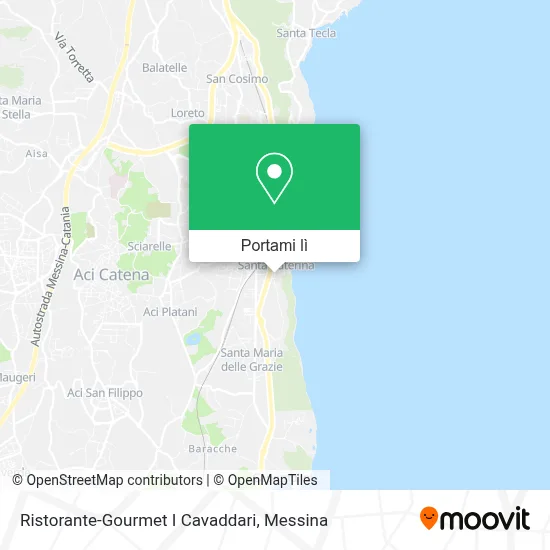 Mappa Ristorante-Gourmet I Cavaddari
