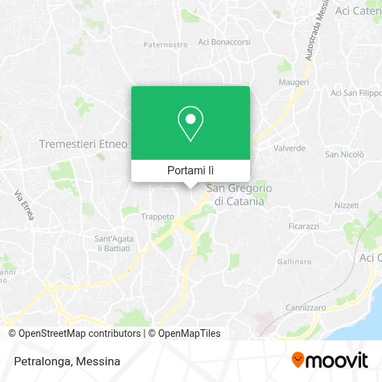 Mappa Petralonga