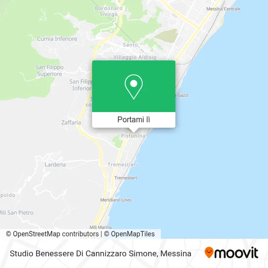 Mappa Studio Benessere Di Cannizzaro Simone