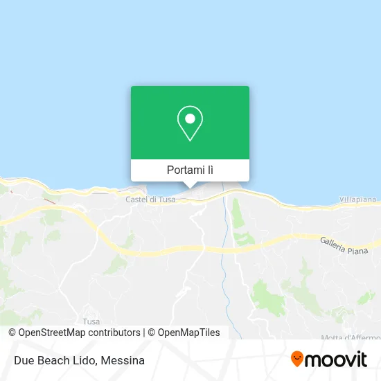 Mappa Due Beach Lido