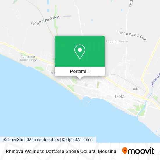 Mappa Rhinova Wellness Dott.Ssa Sheila Collura