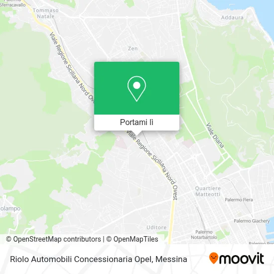 Mappa Riolo Automobili Concessionaria Opel