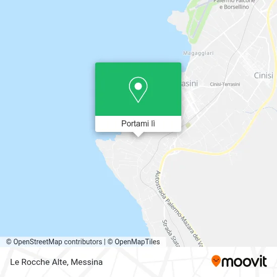 Mappa Le Rocche Alte