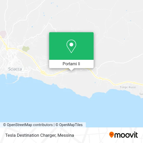 Mappa Tesla Destination Charger
