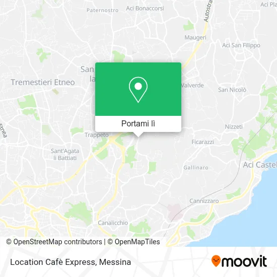 Mappa Location Cafè Express