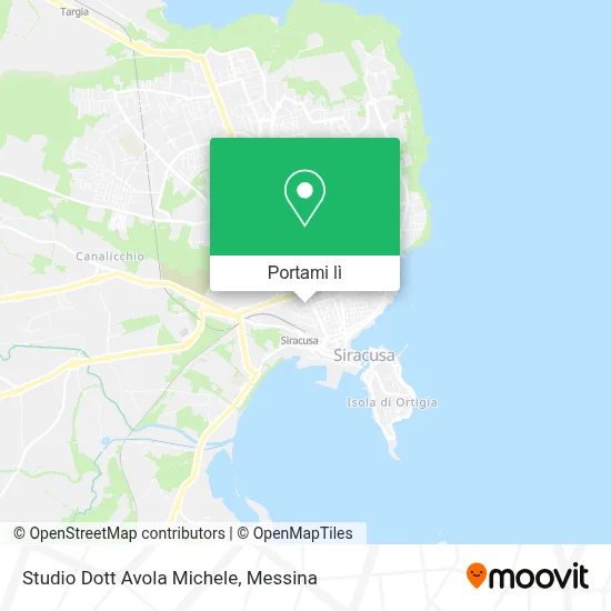 Mappa Studio Dott Avola Michele
