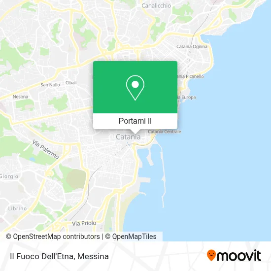 Mappa Il Fuoco Dell'Etna