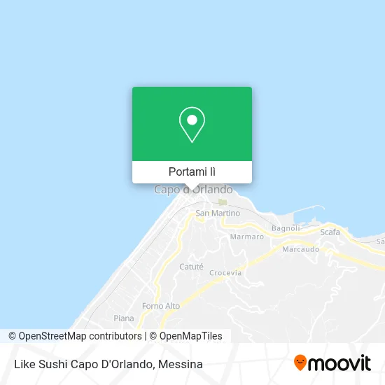 Mappa Like Sushi Capo D'Orlando