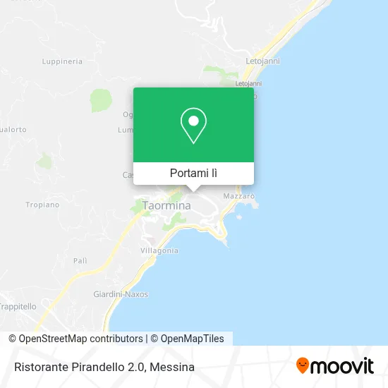 Mappa Ristorante Pirandello 2.0