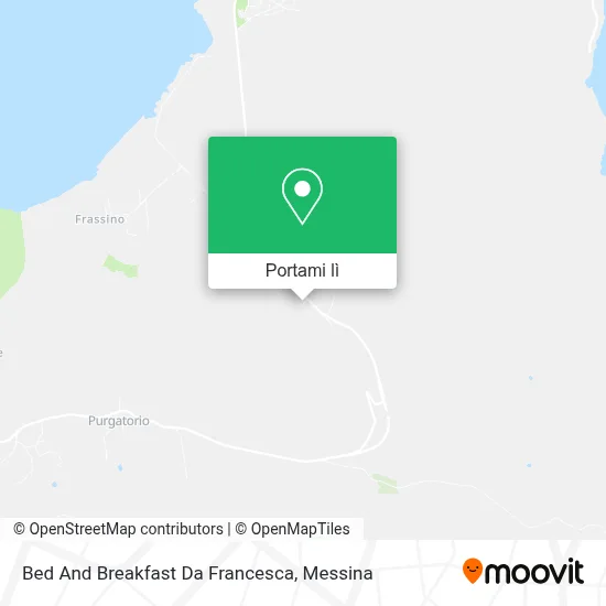 Mappa Bed And Breakfast Da Francesca