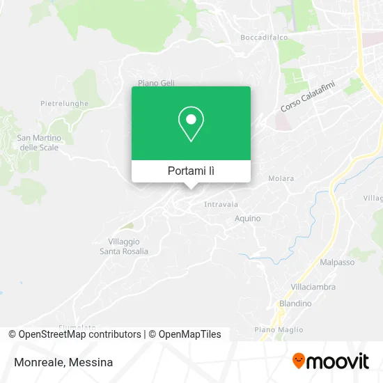 Mappa Monreale
