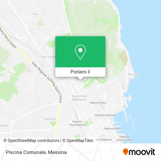 Mappa Piscina Comunale