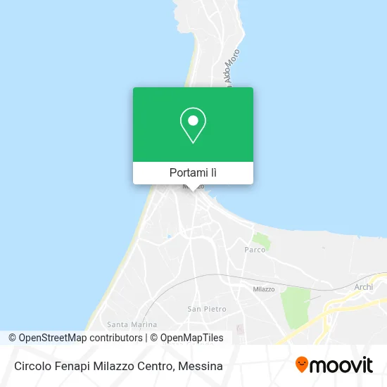 Mappa Circolo Fenapi Milazzo Centro