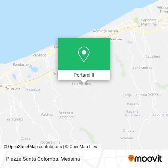 Mappa Piazza Santa Colomba