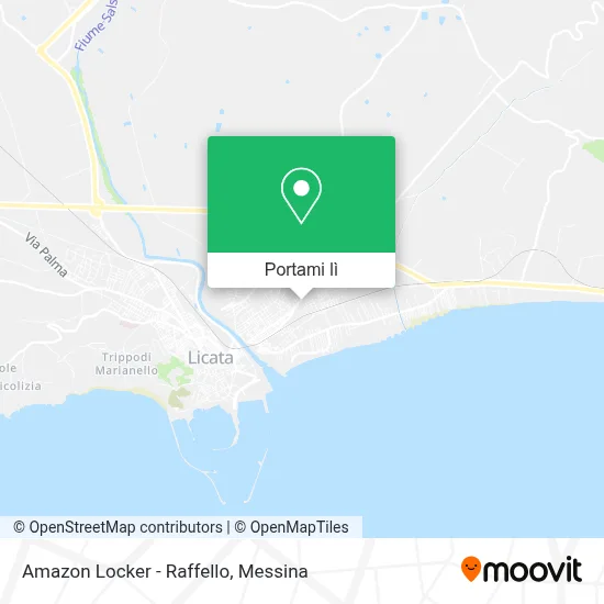 Mappa Amazon Locker - Raffello