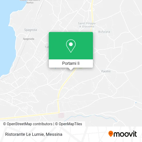 Mappa Ristorante Le Lumie