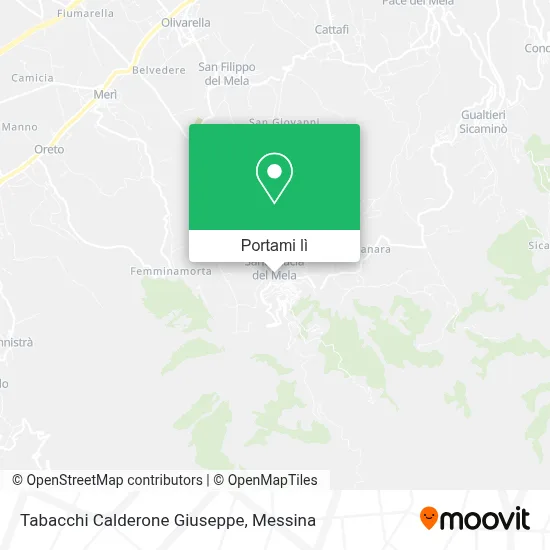 Mappa Tabacchi Calderone Giuseppe