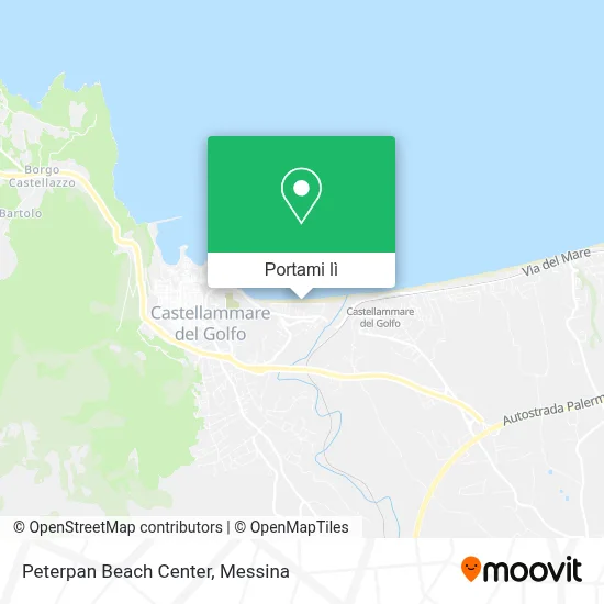 Mappa Peterpan Beach Center