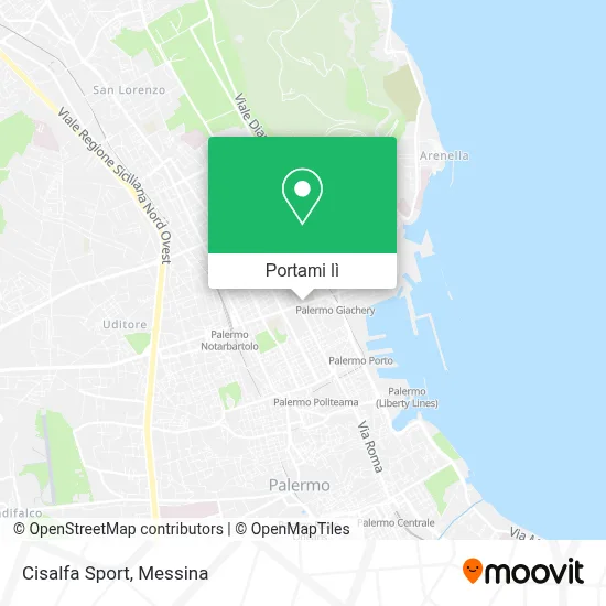 Mappa Cisalfa Sport