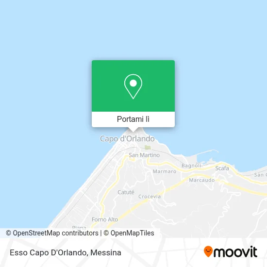 Mappa Esso Capo D'Orlando