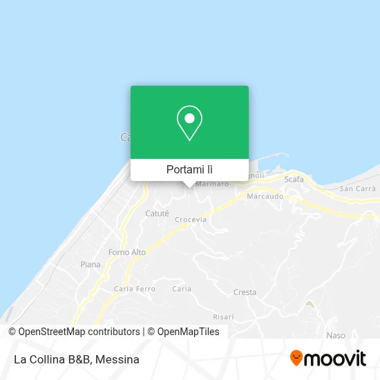 Mappa La Collina B&B
