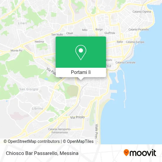 Mappa Chiosco Bar Passarello