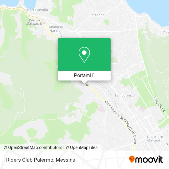 Mappa Riders Club Palermo