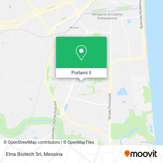 Mappa Etna Biotech Srl