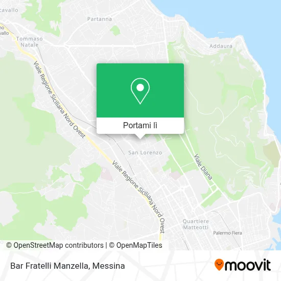 Mappa Bar Fratelli Manzella