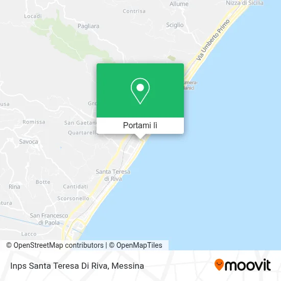 Mappa Inps Santa Teresa Di Riva