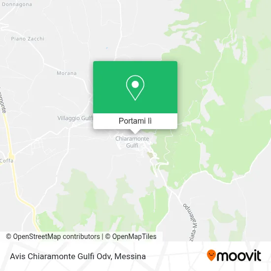Mappa Avis Chiaramonte Gulfi Odv