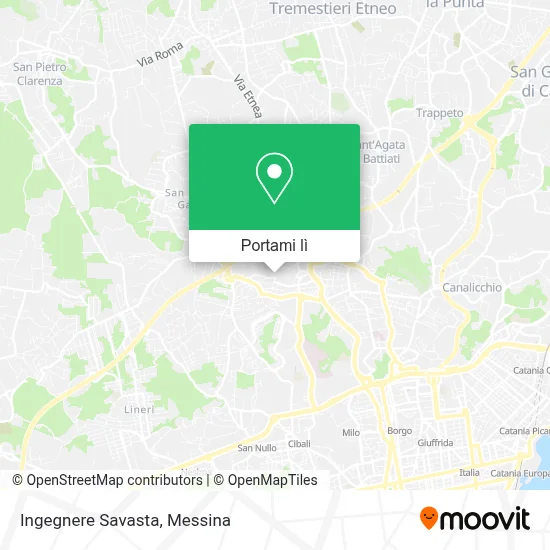 Mappa Ingegnere Savasta