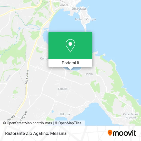 Mappa Ristorante Zio Agatino