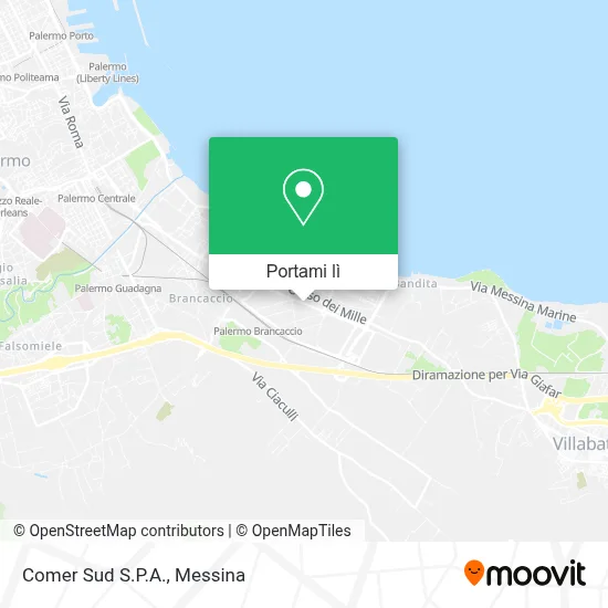 Mappa Comer Sud S.P.A.