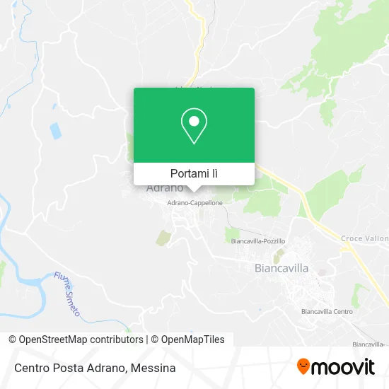 Mappa Centro Posta Adrano