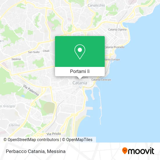 Mappa Perbacco Catania