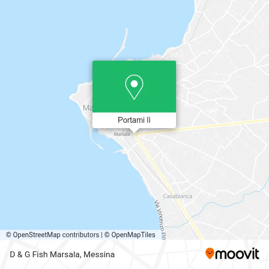 Mappa D & G Fish Marsala