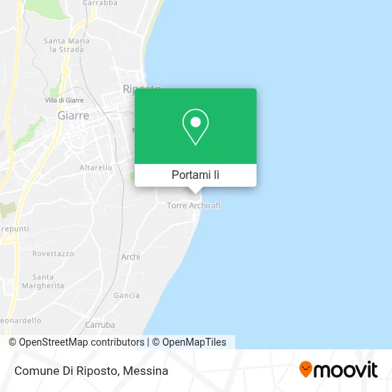 Mappa Comune Di Riposto