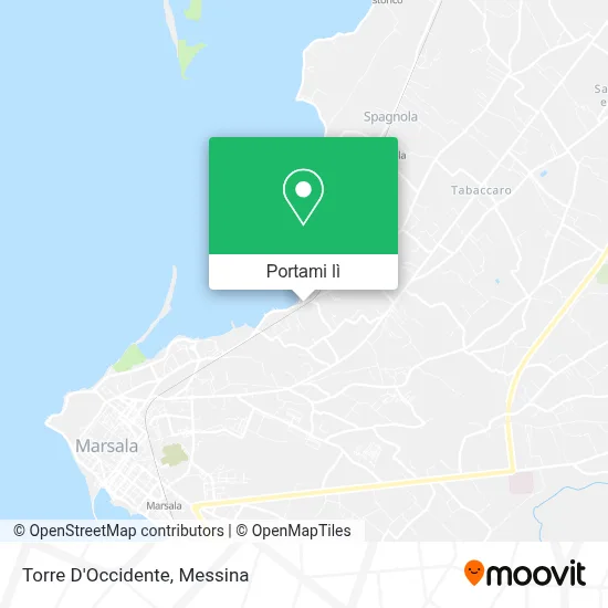 Mappa Torre D'Occidente