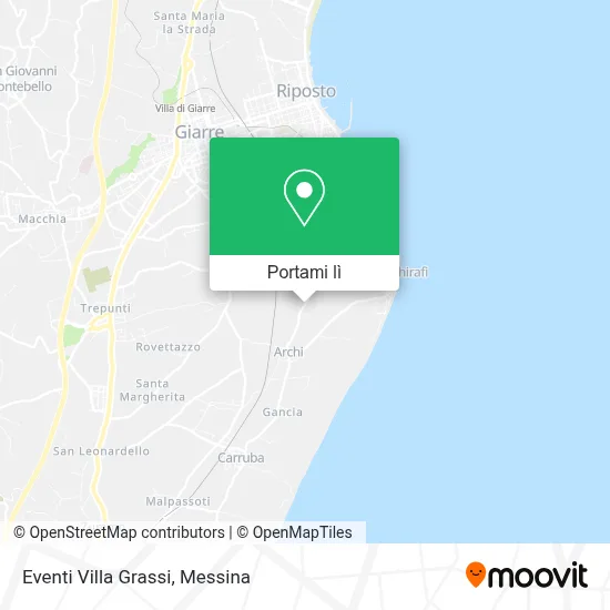 Mappa Eventi Villa Grassi