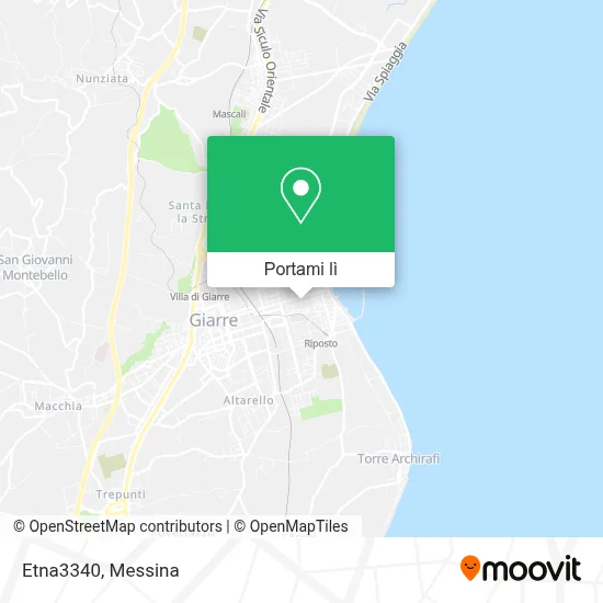 Mappa Etna3340