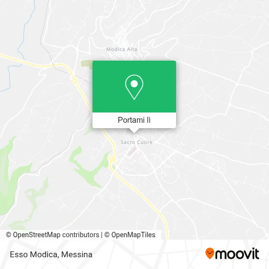 Mappa Esso Modica