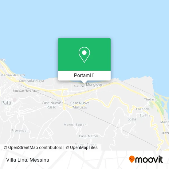 Mappa Villa Lina
