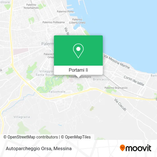 Mappa Autoparcheggio Orsa