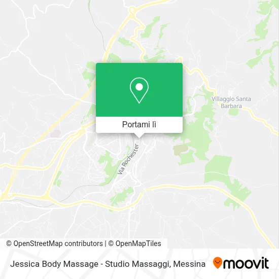 Mappa Jessica Body Massage - Studio Massaggi