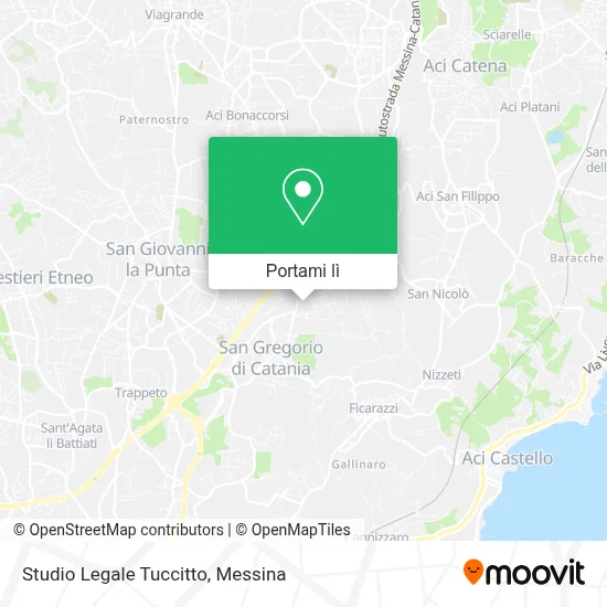 Mappa Studio Legale Tuccitto